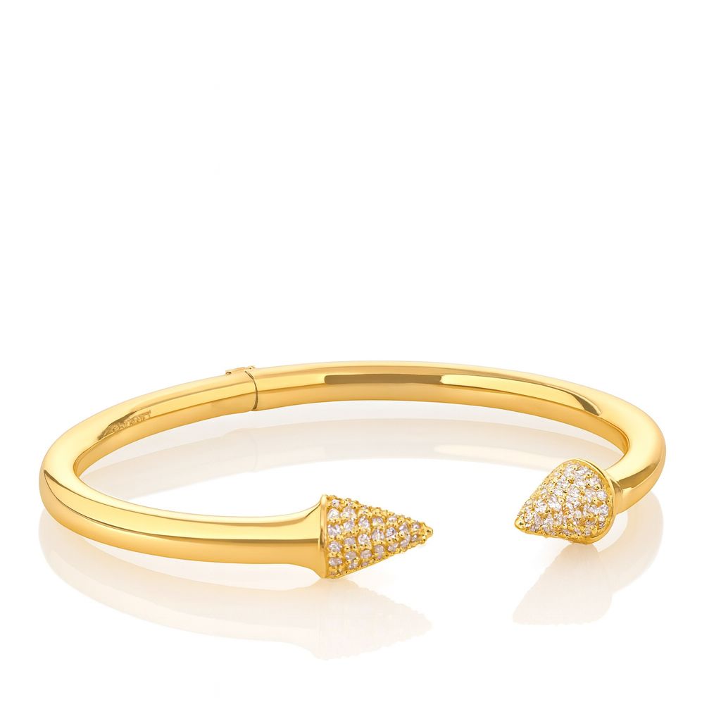 La DiaMantés | Golden Arrow Diamond Bracelet